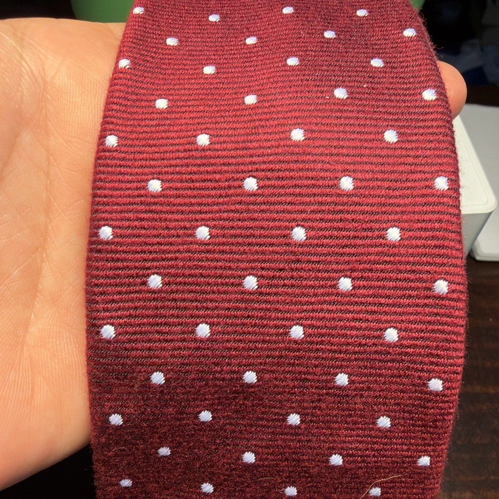 Kings Stay Kings Men's Red And White Polka Dot Necktie!